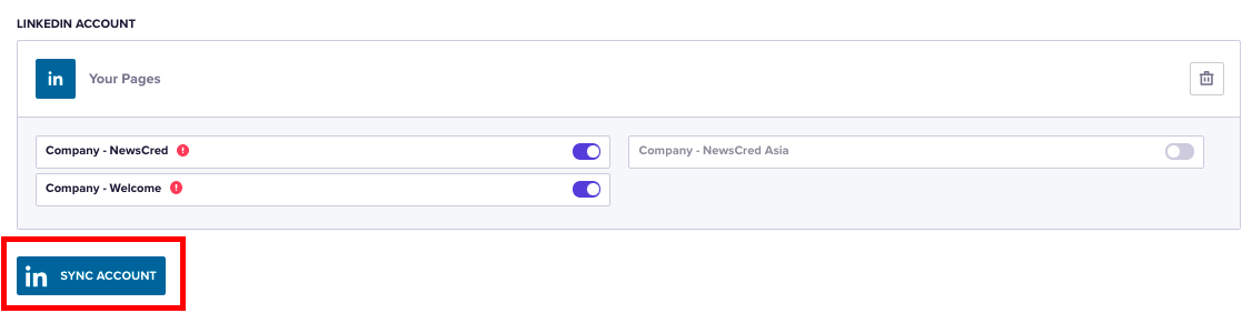 Connecting Your LinkedIn Profile or Company Pages to Socialive : Socialive  Support Center