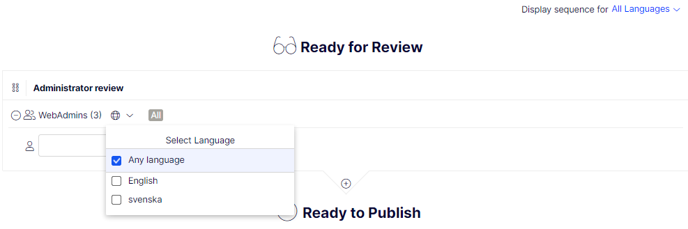 Select the reviewer from the list of suggestions. You can also add a user group.