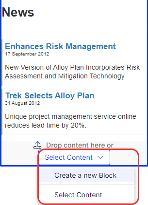 For This Page and For This Block folderss