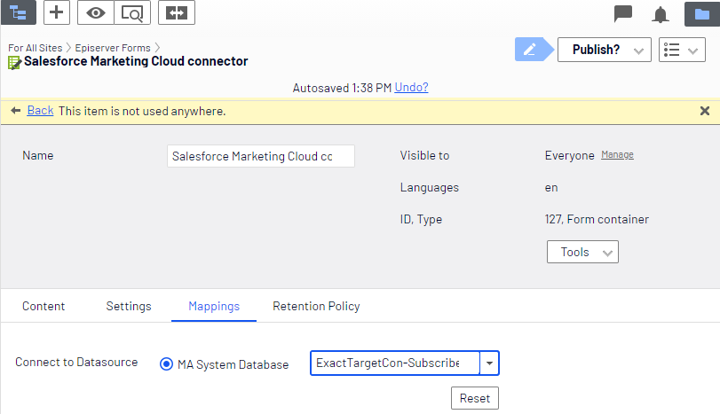 Subscriber database