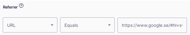 Audience referrer