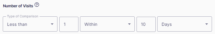 Number of Visits Criteria