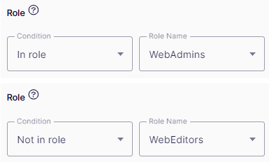 Role Criteria