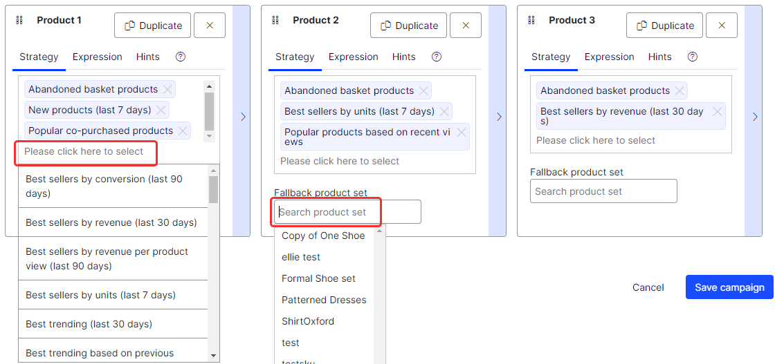 Create An Optimizely Email Product Recommendations Campaign Support Help Center 3247