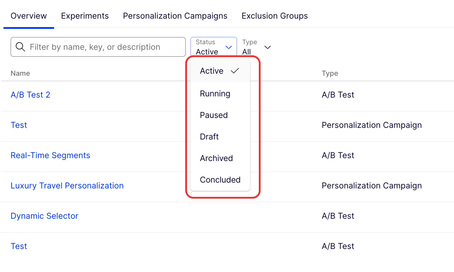 Experiments and campaigns - Filters.png