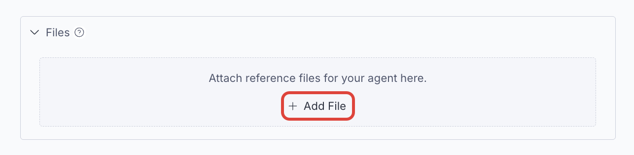 Screenshot of how to Add a file