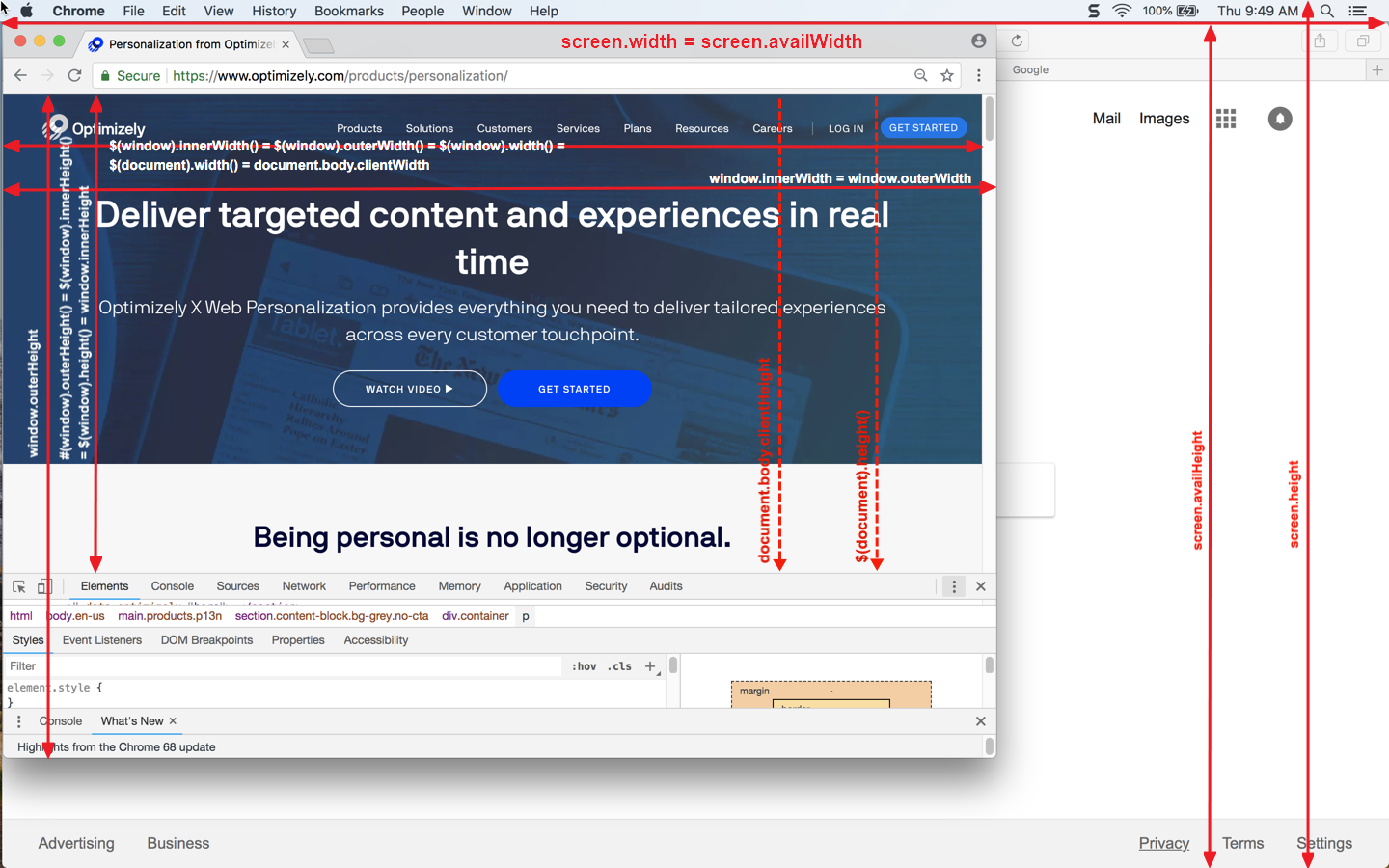 How to Get the Screen, Window, and Web Page Sizes in JavaScript