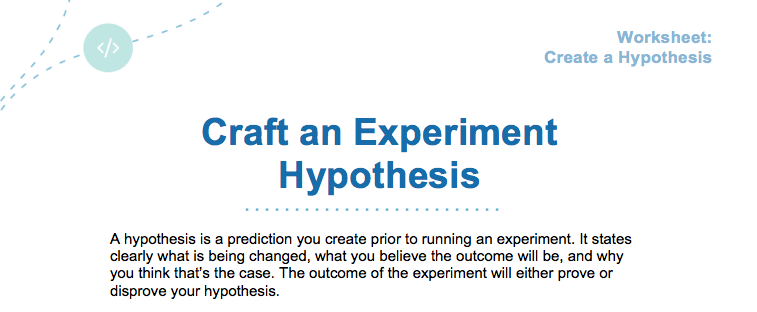 what is a design hypothesis