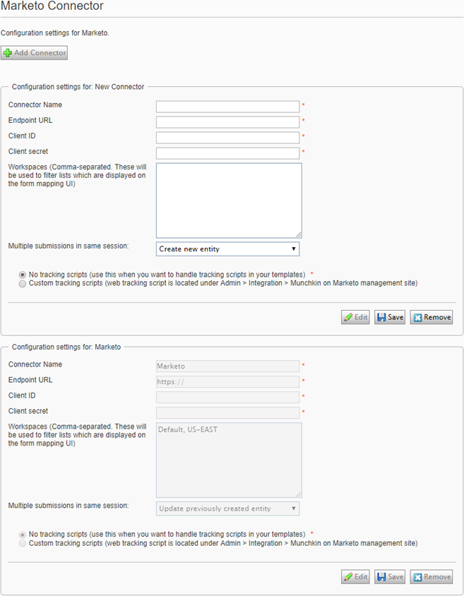 Configuring the Marketo connector