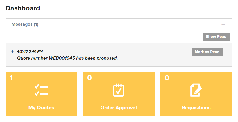 RFQ Dashboard