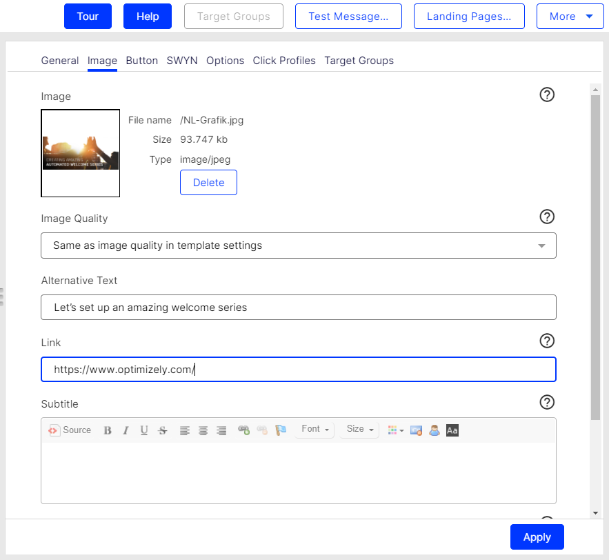 Image: Add images