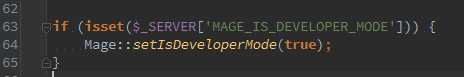 Image: Entering developer mode