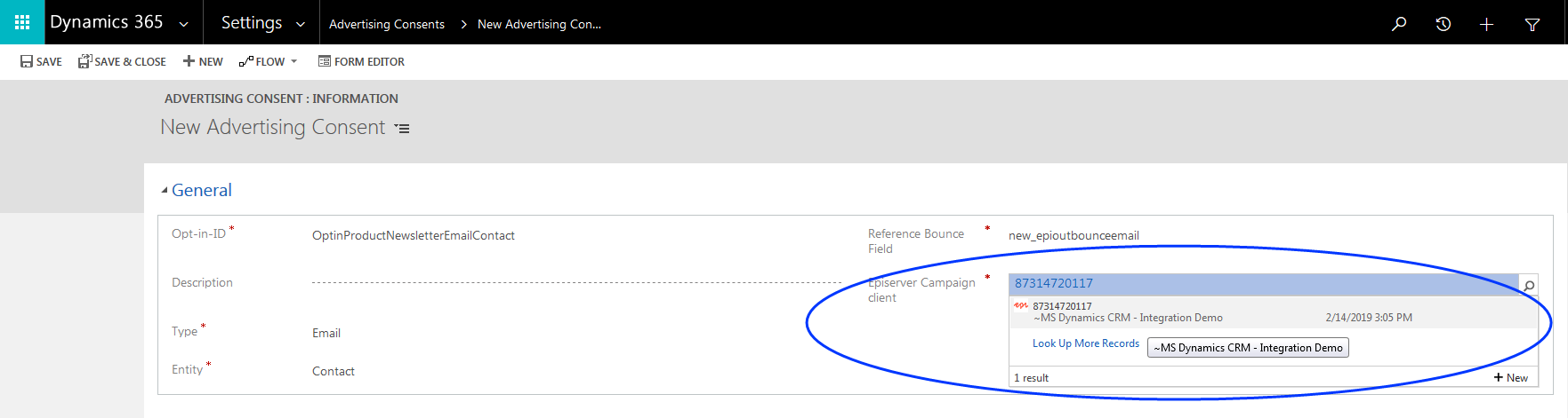 Image: Episerver Campaign client