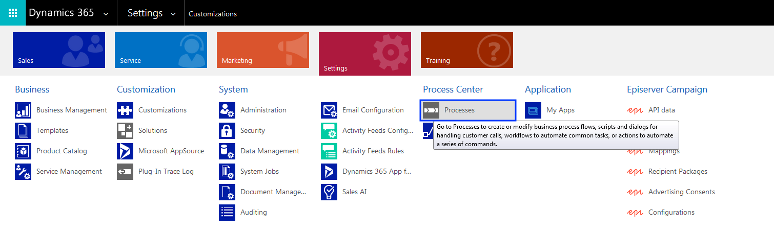 Image: Select Processes