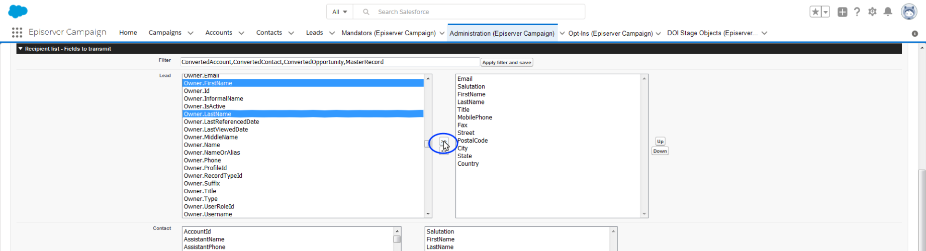 Image: Add data fields