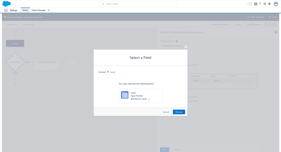 Image: Select reference field