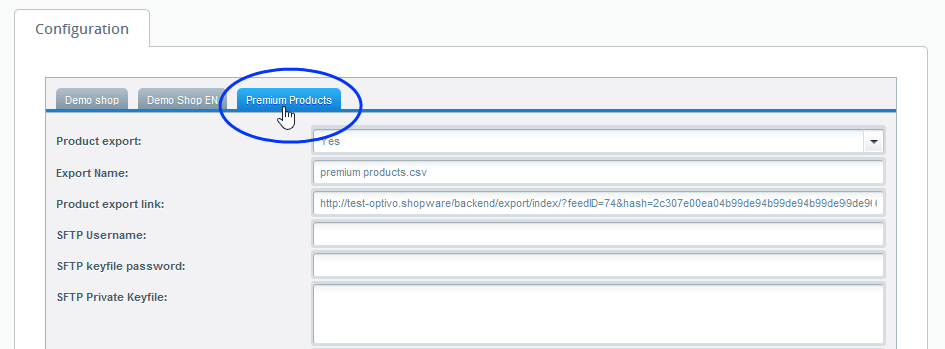 Image: Multiple shops as tabs