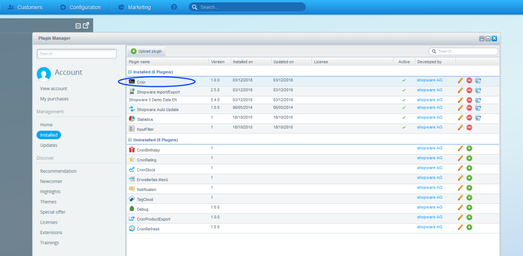 Image: Verify Cron plugin
