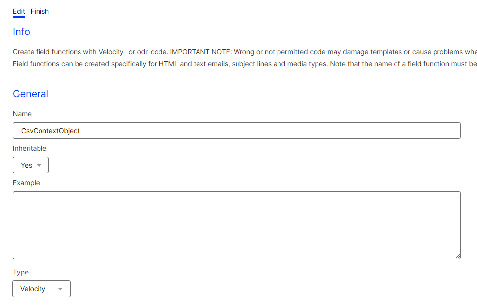Image: Enter field function name