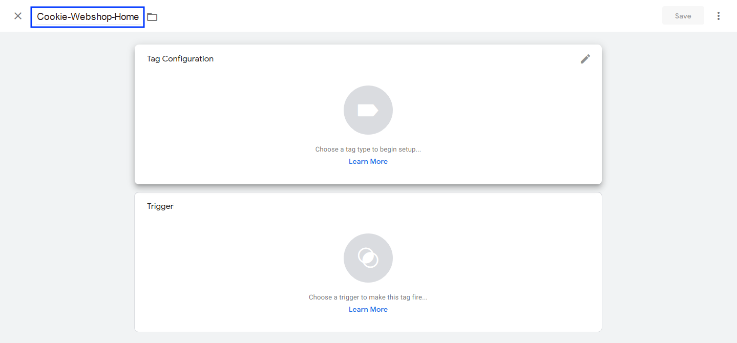 Image: Entering a tag name
