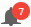 Notification icon in user interface