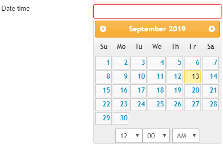 Setting up date and time