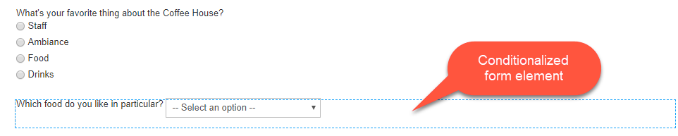 Conditionalized form element