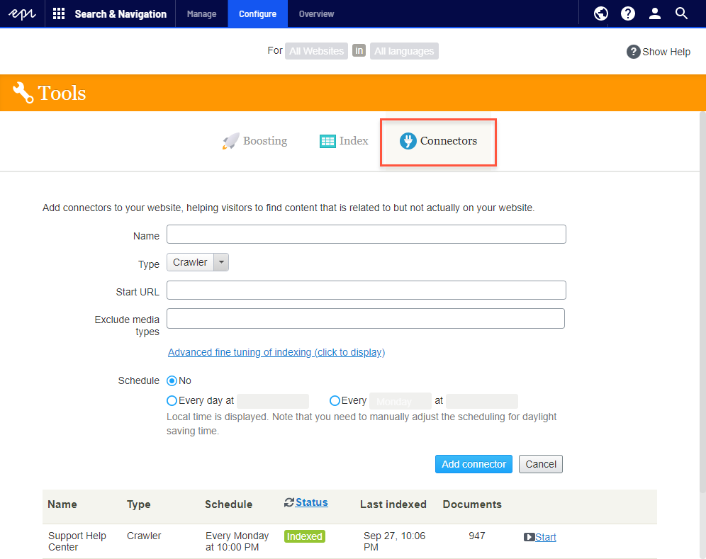 Search Connector