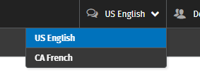 Language selector