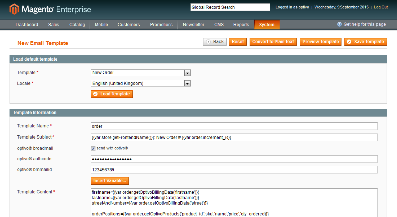 Image: New Email Template