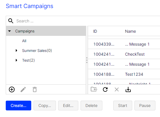 Image: Create campaign