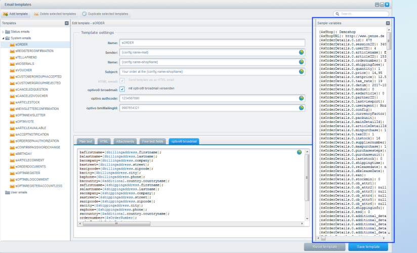 Image: View variable information 2