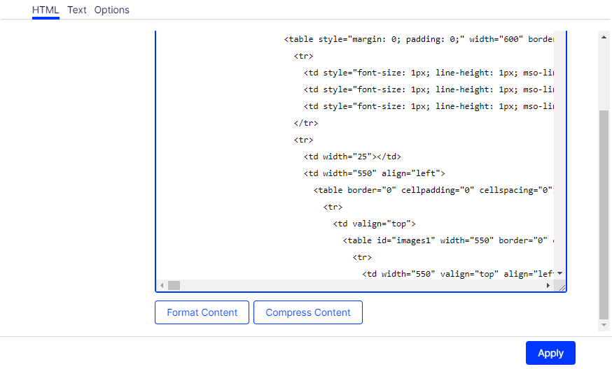 Image: Editing options