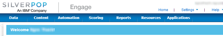 Silverpop login