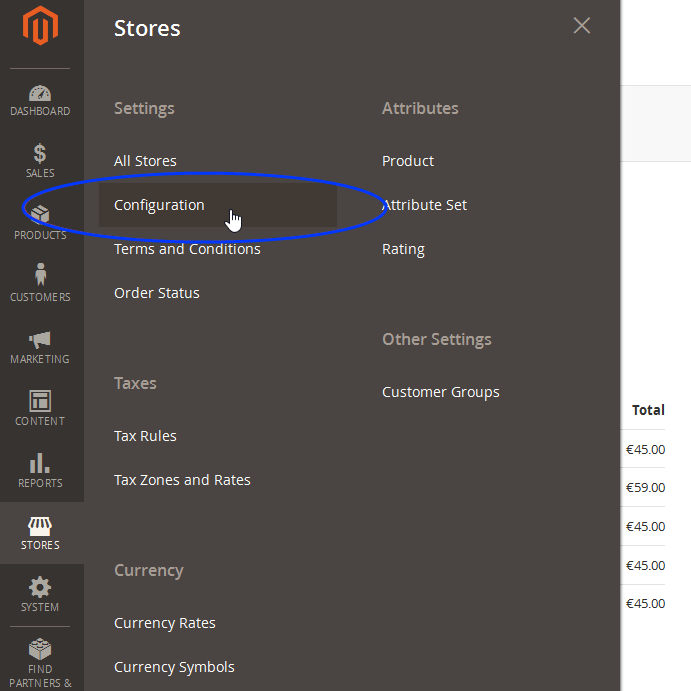 Image: Select Configuration