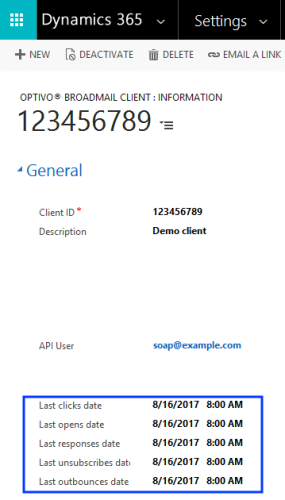 Image: Check client work activity