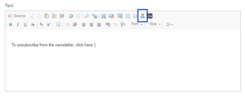 Image: Insert field function window