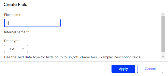 Image: Configuring the recipient list field