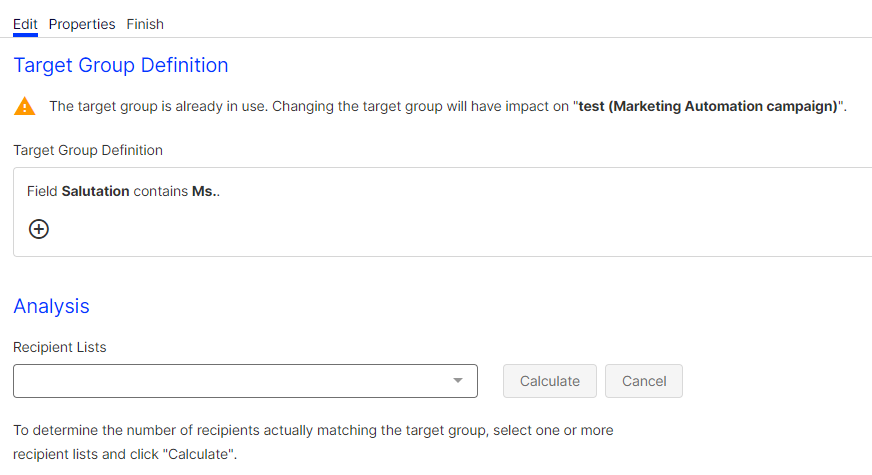 Image: Target group analysis