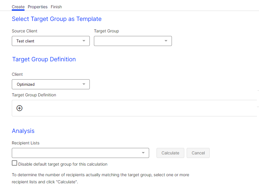 Image: Select source client