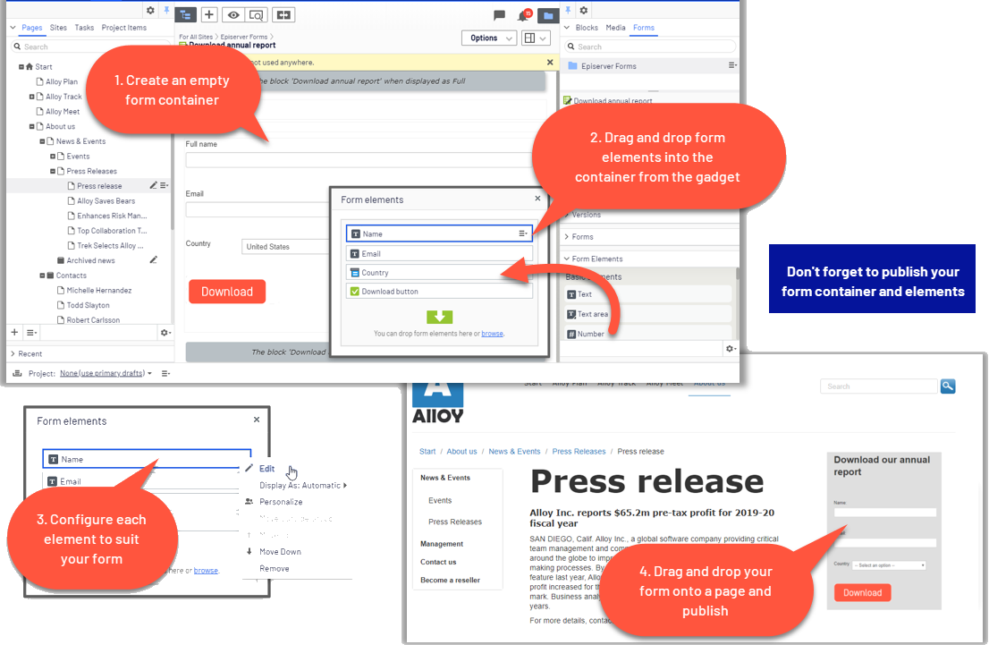 Overview of Optimizely Forms