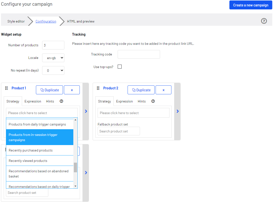 Image:&nbsp;Configure triggers