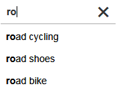 Image: Autocomplete suggestions