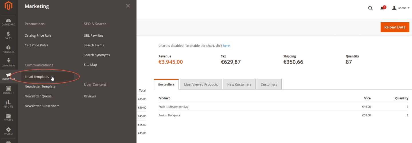 Bild: E-Mail-Vorlagen