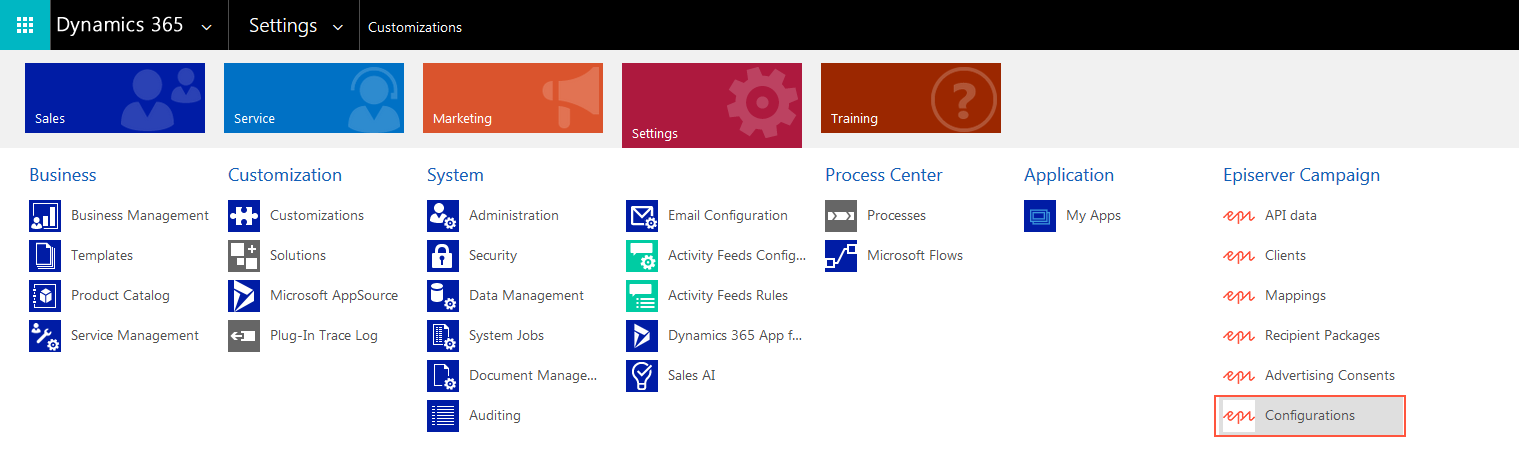 Bild: Konfigurationen