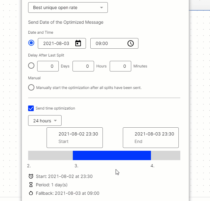Bild: Maximale Dauer kürzen