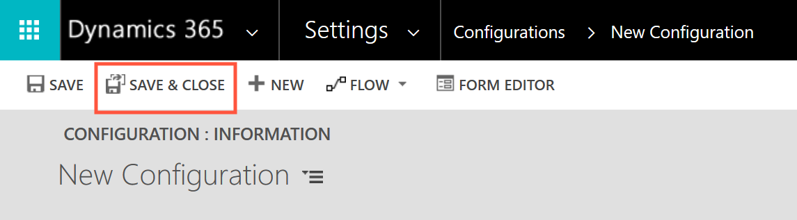 Bild: Konfiguration speichern