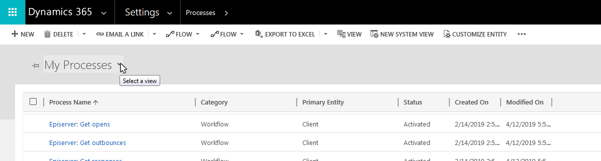 Bild: Prozesse öffnen