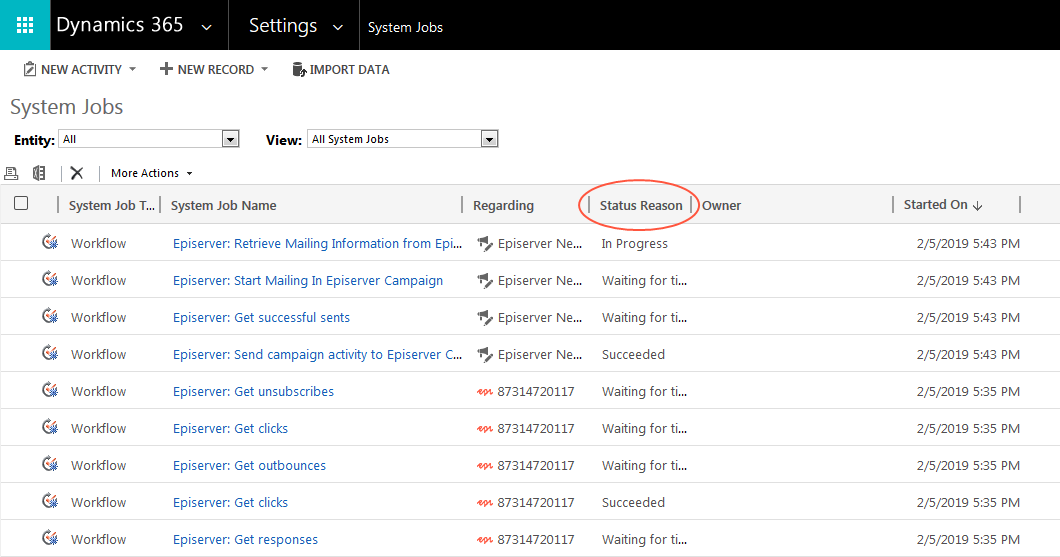 Bild: Workflow-Status