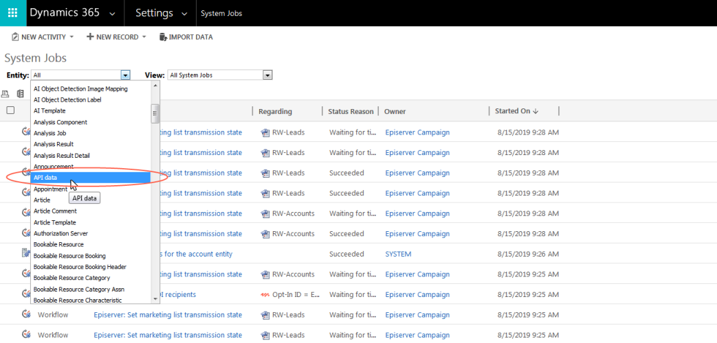 Bild: Workflows prüfen